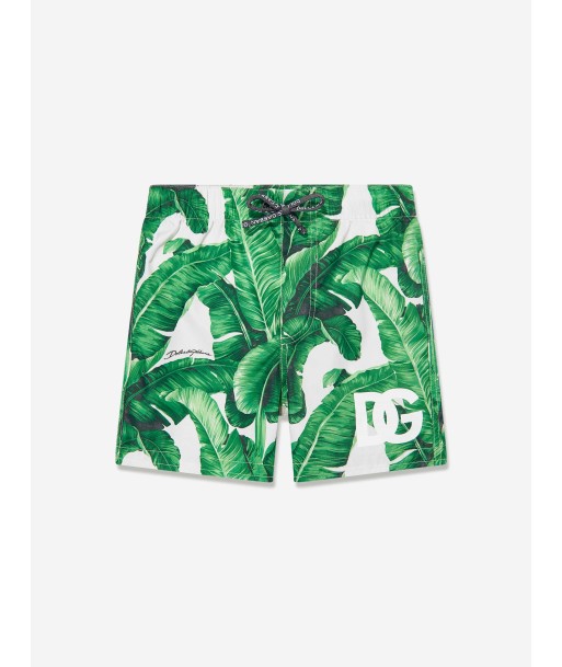 Dolce & Gabbana Baby Boys Banana Leaf Swim Shorts in Green prix pour 