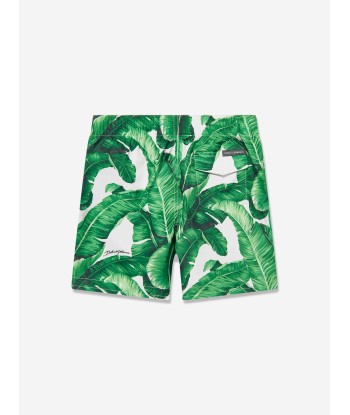 Dolce & Gabbana Baby Boys Banana Leaf Swim Shorts in Green prix pour 