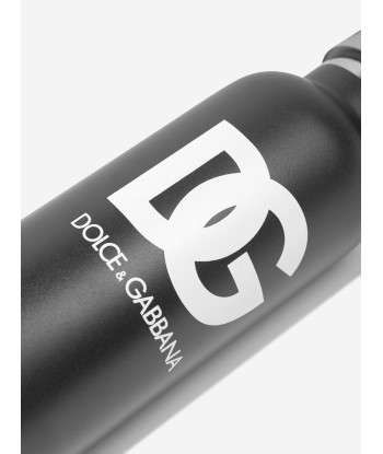 Dolce & Gabbana Kids Metal Logo Water Bottle in Black prix