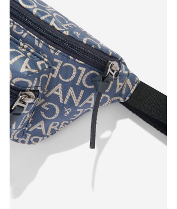 Dolce & Gabbana Boys Logo Belt Bag in Blue (24cm) de votre