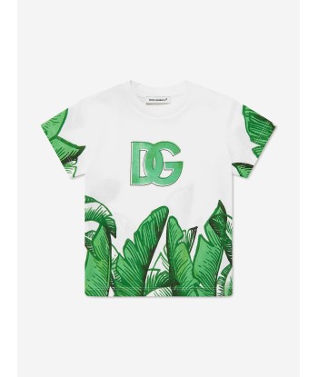 Dolce & Gabbana Baby Boys Banana Leaf T-Shirt in Green À commander