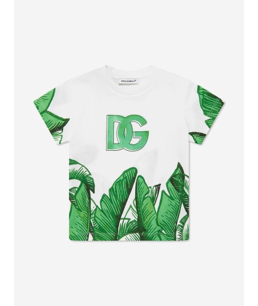 Dolce & Gabbana Baby Boys Banana Leaf T-Shirt in Green À commander