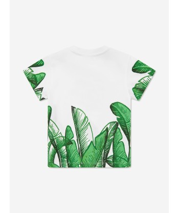 Dolce & Gabbana Baby Boys Banana Leaf T-Shirt in Green À commander