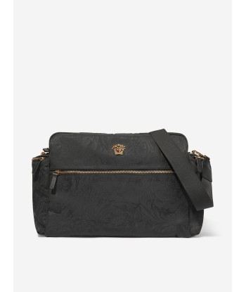 Versace Baby Barocco Logo Changing Bag in Black la chaussure