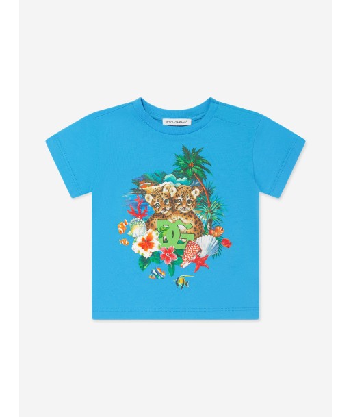 Dolce & Gabbana Baby Boys Hawaii Surf Club T-Shirt in Blue Le MVP de beaucoup