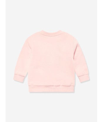 Dolce & Gabbana Baby Girls Logomania Sweatshirt in Pink En savoir plus