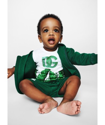 Dolce & Gabbana Baby Boys Banana Leaf T-Shirt in Green À commander