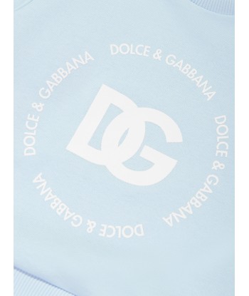 Dolce & Gabbana Baby Boys Logomania Sweatshirt in Blue ou a consommer sur place