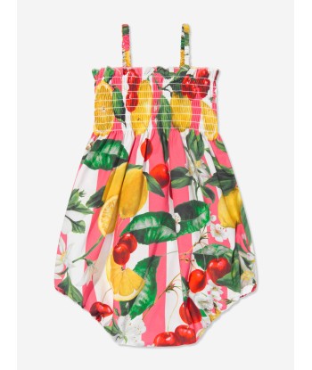 Dolce & Gabbana Baby Girls Lemon and Cherry Romper in Multicolour Toutes les collections ici