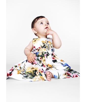 Dolce & Gabbana Baby Girls Flower Print Dress in Multicolour En savoir plus