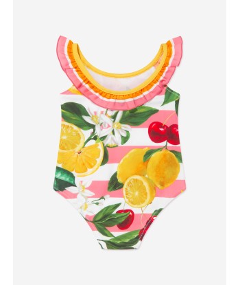 Dolce & Gabbana Baby Girls Fruit Print Swimsuti in Multicolour 2024