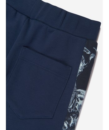 Versace Boys Barocco Logo Joggers in Navy de l' environnement