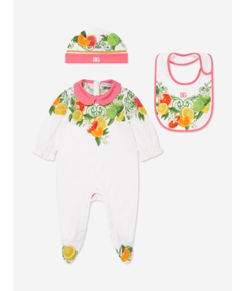 Dolce & Gabbana Baby Girls Babygrow Gift Set in Multicolour acheter en ligne