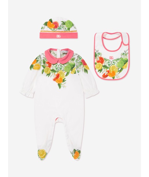 Dolce & Gabbana Baby Girls Babygrow Gift Set in Multicolour acheter en ligne