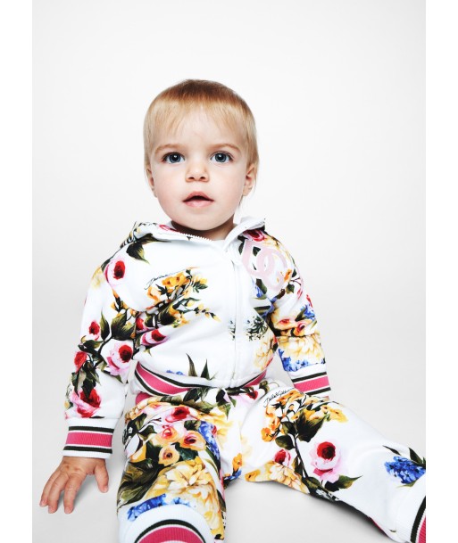 Dolce & Gabbana Baby Girls Flower Print Joggers in Multicolour prix pour 