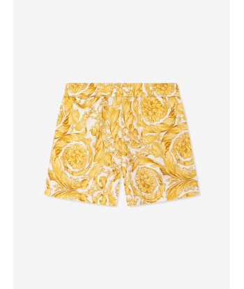 Versace Baby Barocco Print Shorts in Gold du meilleur 