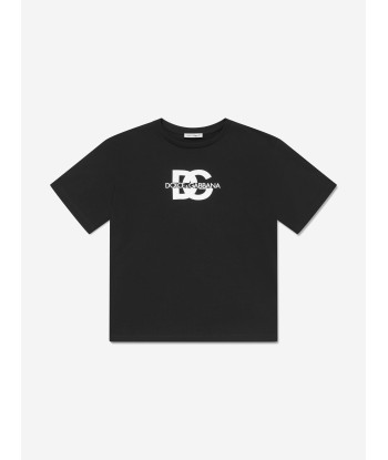 Dolce & Gabbana Boys Logo T-Shirt in Black plus qu'un jeu 