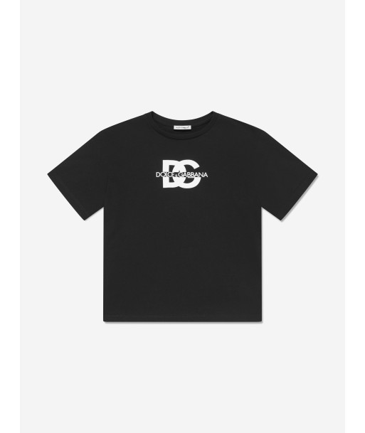 Dolce & Gabbana Boys Logo T-Shirt in Black plus qu'un jeu 