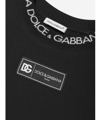 Dolce & Gabbana Boys Logo T-Shirt in Black Le MVP de beaucoup