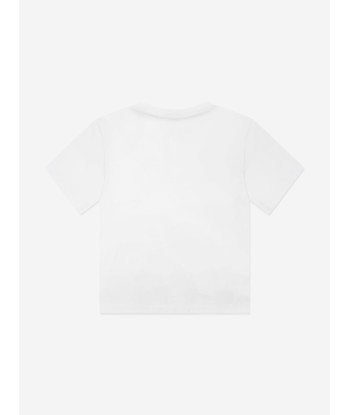 Dolce & Gabbana Boys Logo T-Shirt in White prix