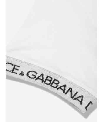 Dolce & Gabbana Boys Logo T-Shirt in White Vous souhaitez 