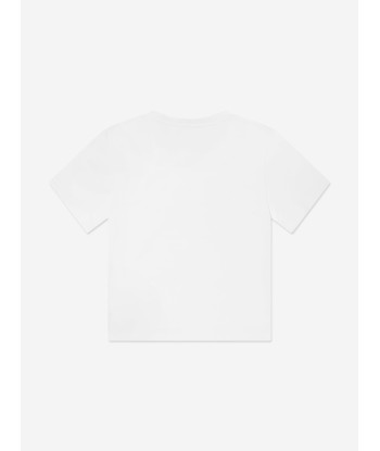 Dolce & Gabbana Boys Logo T-Shirt in White solde