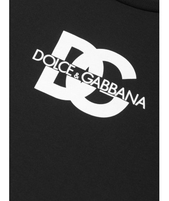 Dolce & Gabbana Boys Logo T-Shirt in Black plus qu'un jeu 