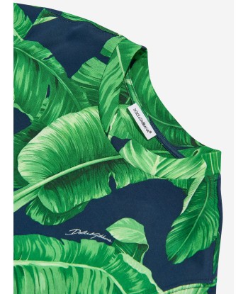 Dolce & Gabbana Boys Banana Leaf T-Shirt in Green la livraison gratuite