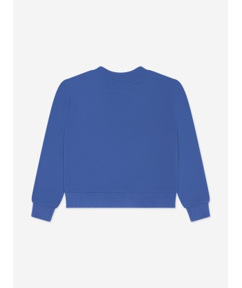 Dolce & Gabbana Boys Logo Sweatshirt in Blue du meilleur 