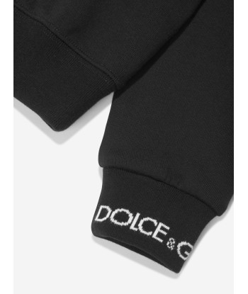 Dolce & Gabbana Boys Logo Sweatshirt in Black vous aussi creer 