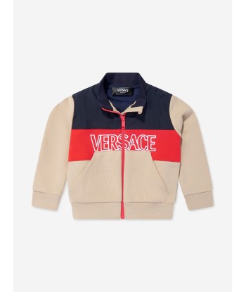 Versace Baby Boys Logo Zip Up Top in Multicolour Toutes les collections ici