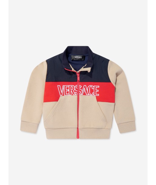 Versace Baby Boys Logo Zip Up Top in Multicolour Toutes les collections ici