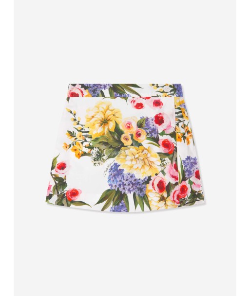 Dolce & Gabbana Girls Flower Print Skort in Multicolour une grave pollution 