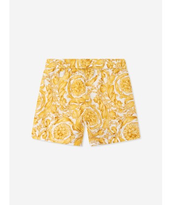 Versace Baby Barocco Print Shorts in Gold du meilleur 