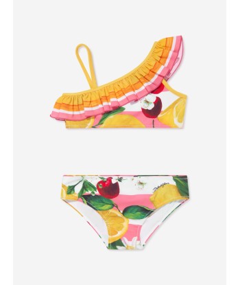 Dolce & Gabbana Girls Lemon and Cherry Bikini in Multicolour Jusqu'à 80% De Réduction