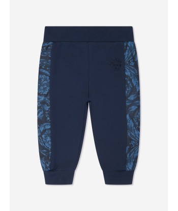 Versace Baby Barocco Medusa Logo Joggers in Navy en stock