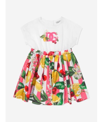 Dolce & Gabbana Girls Fruit Print T-Shirt Dress in Multicolour les muscles