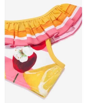 Dolce & Gabbana Girls Lemon and Cherry Bikini in Multicolour Jusqu'à 80% De Réduction