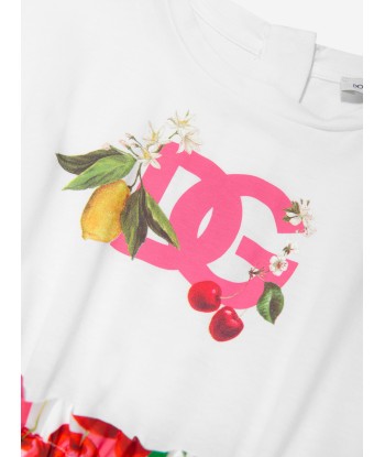 Dolce & Gabbana Girls Fruit Print T-Shirt Dress in Multicolour les muscles