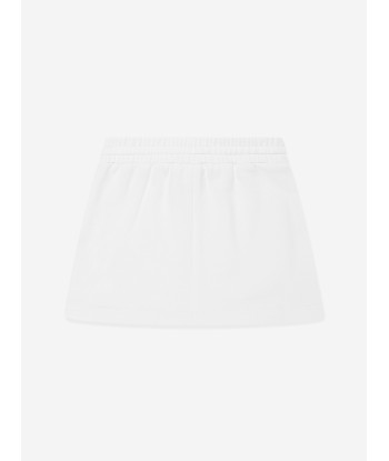 Dolce & Gabbana Girls Logo Skirt in White pas cher