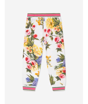 Dolce & Gabbana Girls Flower Print Joggers in Multicolour de l' environnement