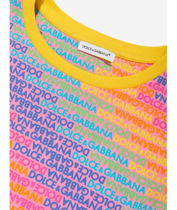 Dolce & Gabbana Girls Logomania T-Shirt in Multicolour 50% de réduction en Octobre 2024