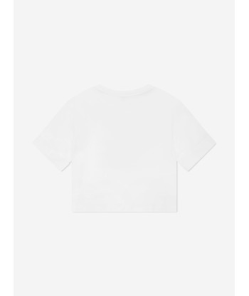 Dolce & Gabbana Girls It's Always Summer T-Shirt in White Par le système avancé 