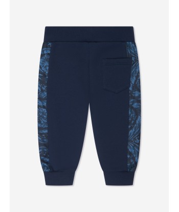 Versace Baby Barocco Medusa Logo Joggers in Navy en stock