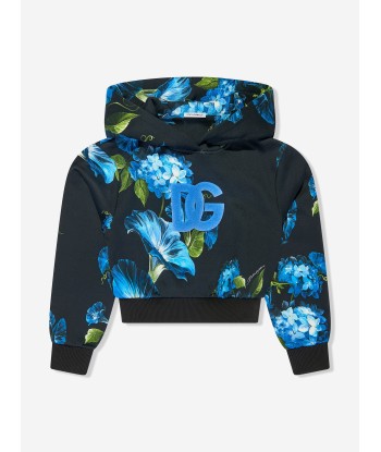 Dolce & Gabbana Girls Bell Flower Hoodie in Multicolour paiement sécurisé