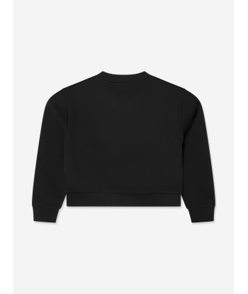 Dolce & Gabbana Girls Logo Sweatshirt in Black acheter