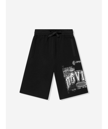 Dolce & Gabbana Boys DG Vibe Bermuda Shorts in Black Dans la société mordern