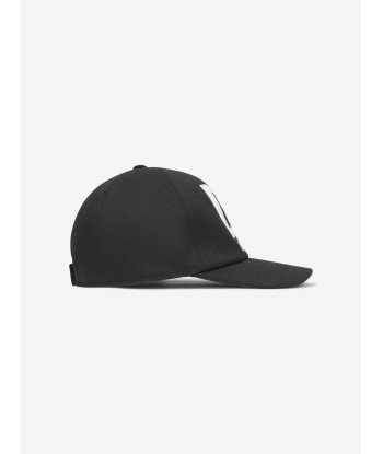 Dolce & Gabbana Boys Embroidered Logo Cap in Black livraison gratuite