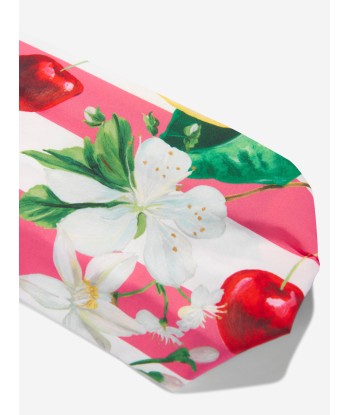 Dolce & Gabbana Girls Fruit Print Bandana in Multicolour prix