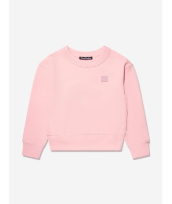 Acne Studios Kids Logo Sweatshirt in Pink shop